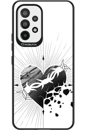 Fekete Szív - Samsung Galaxy A53