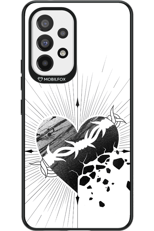 Fekete Szív - Samsung Galaxy A53