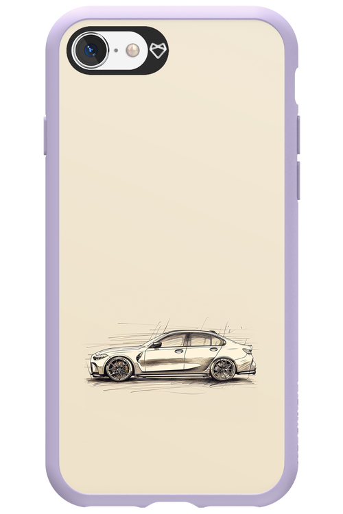 Sketch Car - Apple iPhone SE 2022