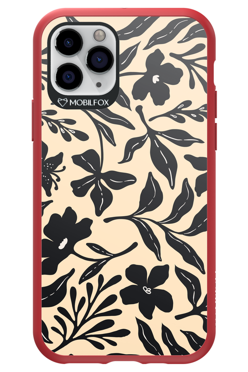 Black Flowers 2.0 - Apple iPhone 11 Pro