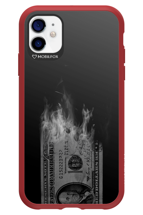 Money Burn B&W 2.0 - Apple iPhone 11