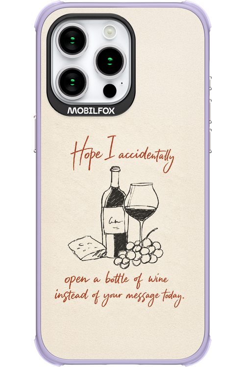 Bottle of wine 2.0 - Apple iPhone 15 Pro Max