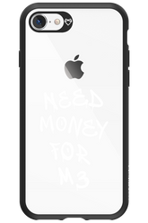 Need M3 Transparent White - Apple iPhone 8