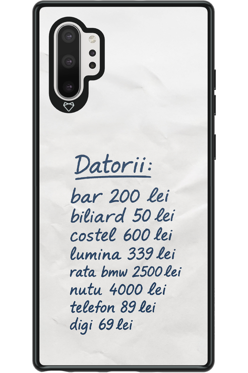 The List - Samsung Galaxy Note 10+