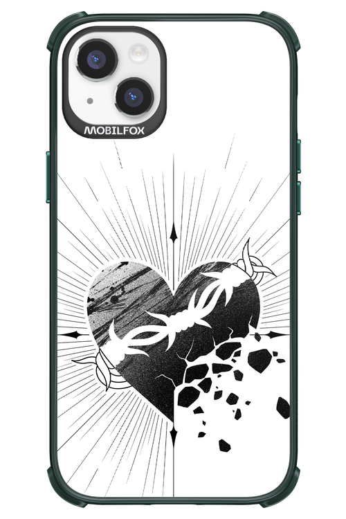 Fekete Szív - Apple iPhone 14 Plus