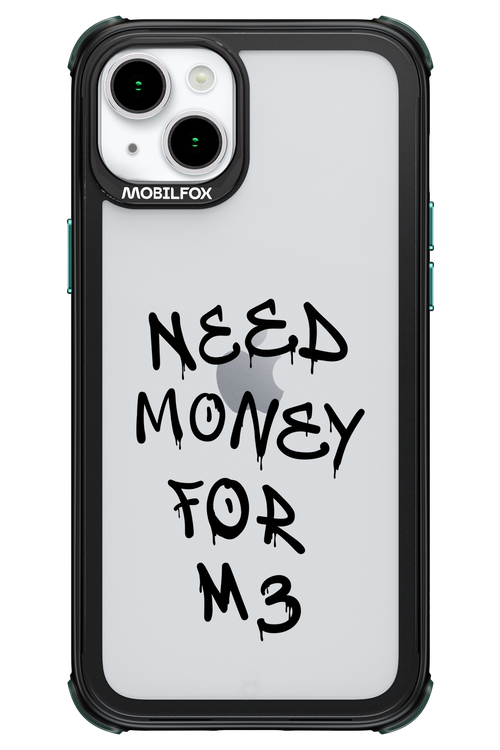 Need M3 Transparent Black - Apple iPhone 15 Plus