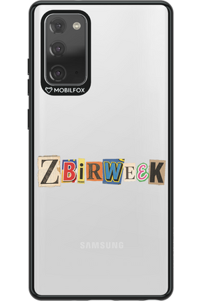 Zbirweek (transparent) 2.0 - Samsung Galaxy Note 20