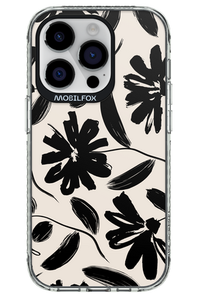 Monochrome Flowerss - Apple iPhone 14 Pro