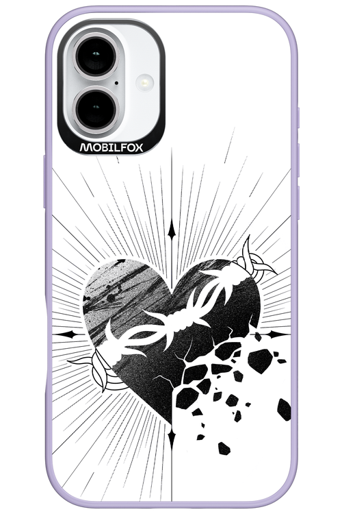 Fekete Szív 2.0 - Apple iPhone 16 Plus