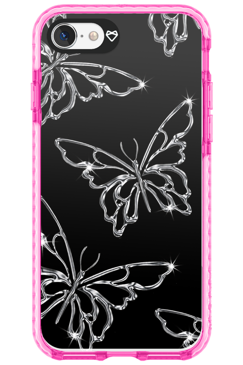 Silver Butterfly 2.0 - Apple iPhone SE 2022