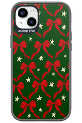 Bow & Stars (Green) - Apple iPhone 14 Plus