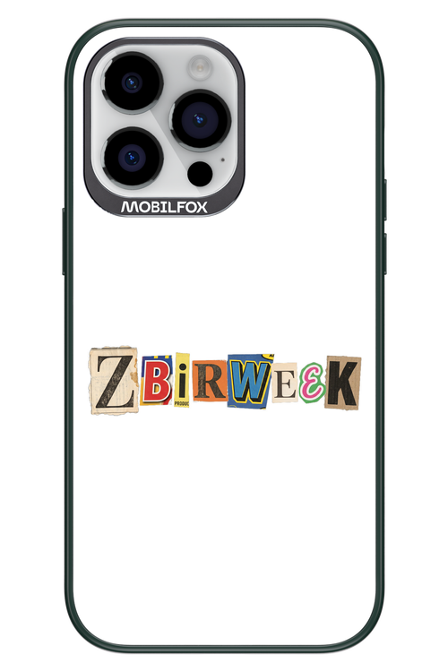 Zbirweek (white) 2.0 - Apple iPhone 14 Pro Max