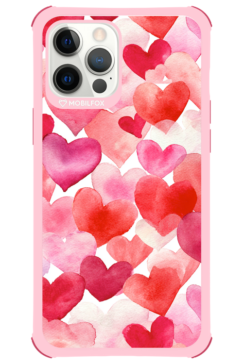 Water Painted Heart 2.0 - Apple iPhone 12 Pro Max
