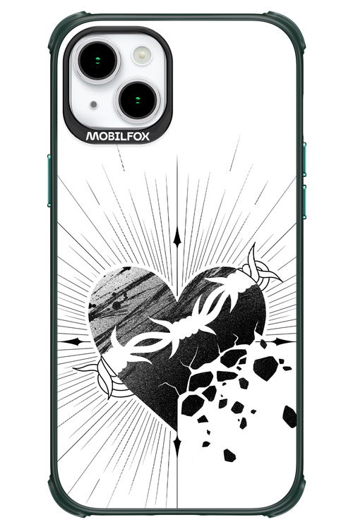 Fekete Szív 2.0 - Apple iPhone 15 Plus