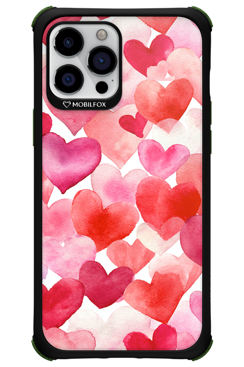 Water Painted Heart 2.0 - Apple iPhone 12 Pro Max