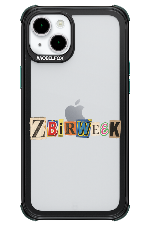 Zbirweek (transparent) 2.0 - Apple iPhone 15 Plus