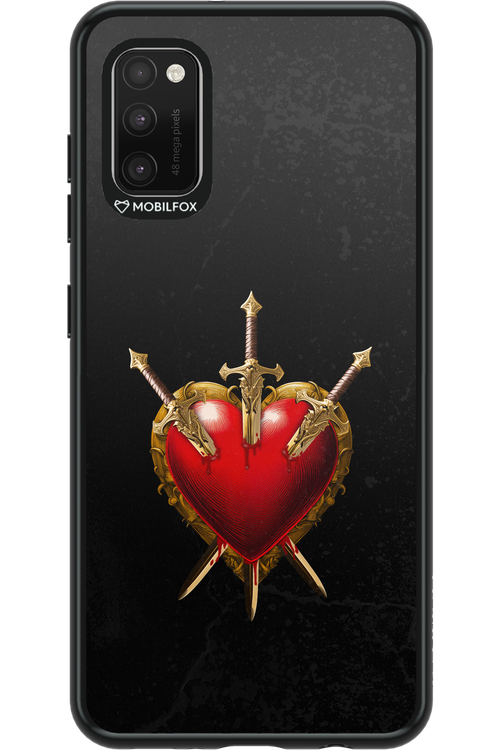 Heart Attack Black - Samsung Galaxy A41