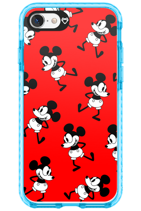Iconic Mouse (red pattern) - Apple iPhone SE 2020