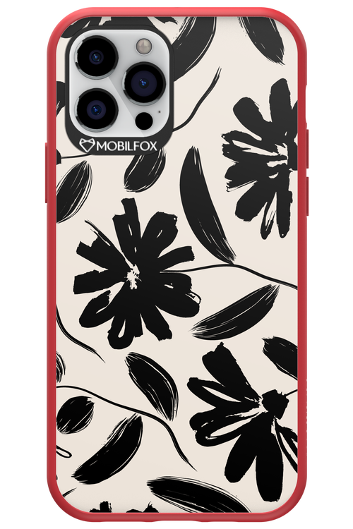 Monochrome Flowerss 2.0 - Apple iPhone 12 Pro