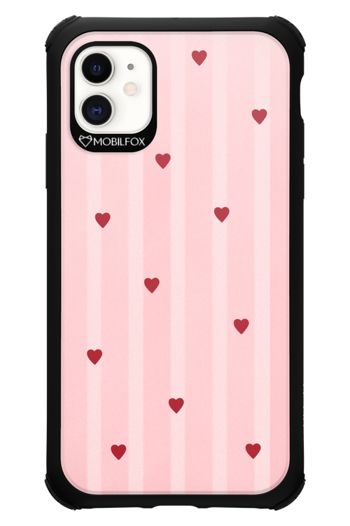 Red Little Hearts 2.0 - Apple iPhone 11