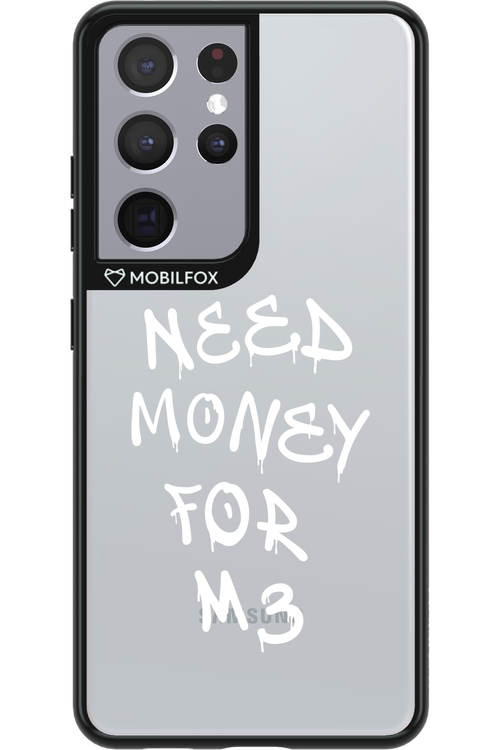 Need M3 Transparent White - Samsung Galaxy S21 Ultra