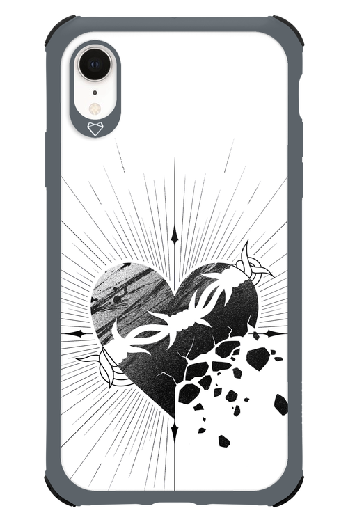 Fekete Szív - Apple iPhone XR