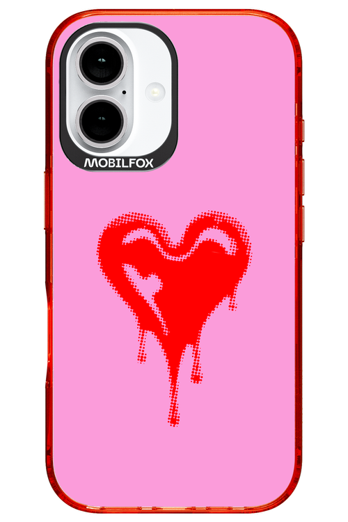 Heart Pink - Apple iPhone 16