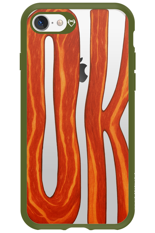O K (Transparent) - Apple iPhone 7