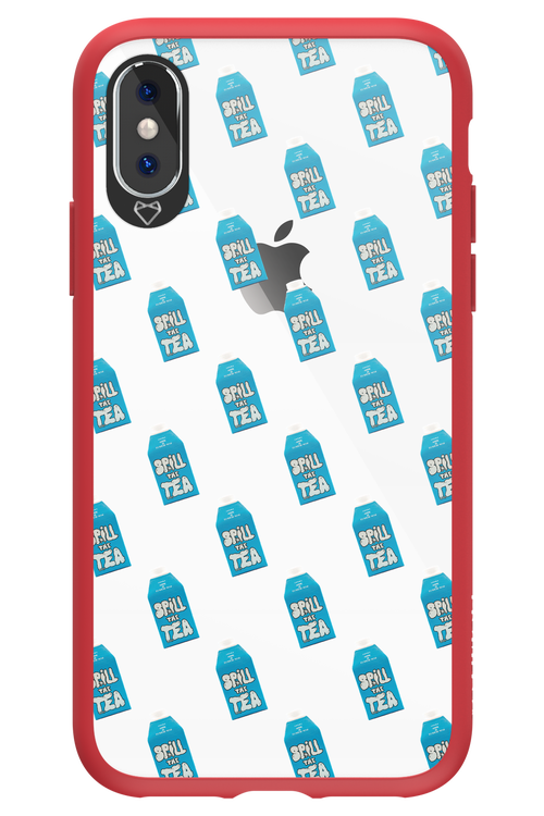 Blue Tea Party Chaos - Apple iPhone X
