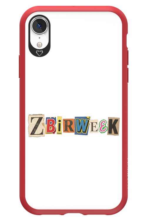 Zbirweek (white) 2.0 - Apple iPhone XR