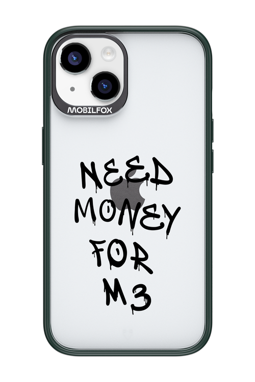 Need M3 Transparent Black - Apple iPhone 14