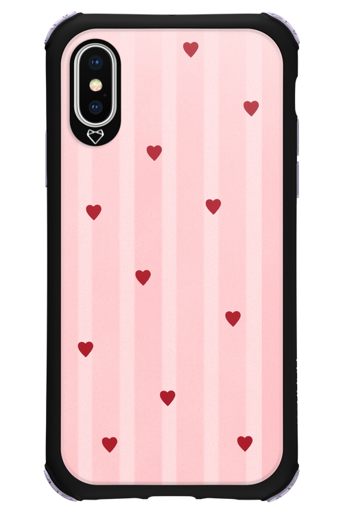 Red Little Hearts 2.0 - Apple iPhone XS