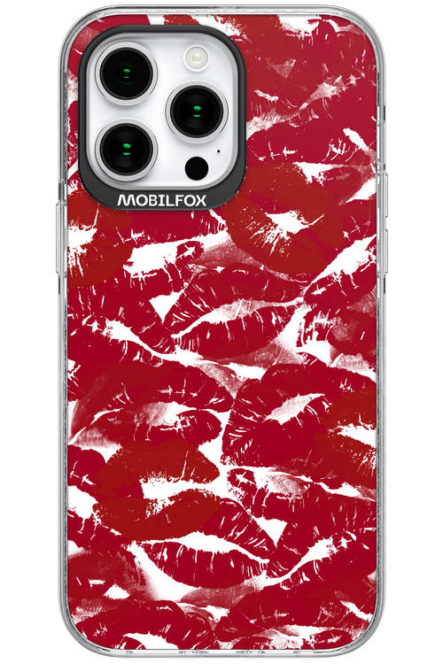 Burgundy and Kiss 2.0 - Apple iPhone 15 Pro Max