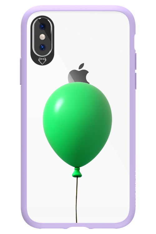 Green Balloon - Apple iPhone X