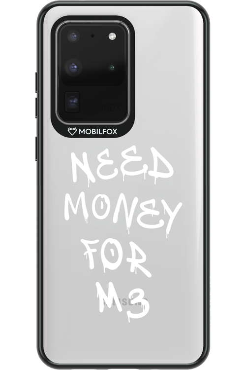 Need M3 Transparent White - Samsung Galaxy S20 Ultra 5G