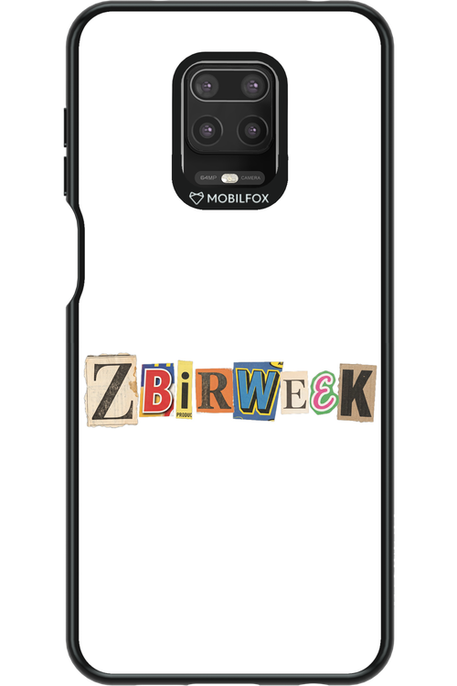 Zbirweek (white) 2.0 - Xiaomi Redmi Note 9 Pro