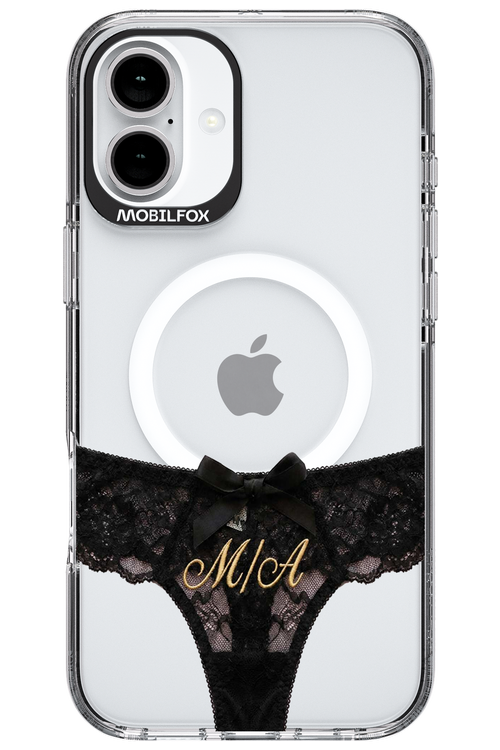 Black Panties Transparent 2.0 - Apple iPhone 16 Plus