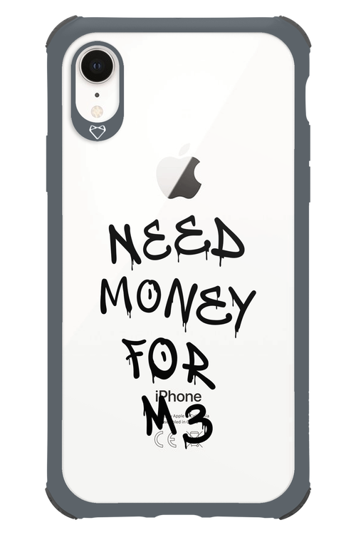 Need M3 Transparent Black - Apple iPhone XR