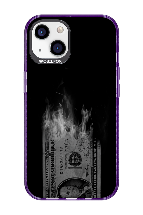 Money Burn B&W 2.0 - Apple iPhone 13
