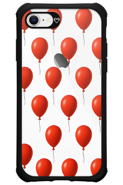 Red Balloons - Apple iPhone 8