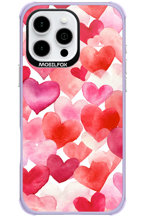 Water Painted Heart 2.0 - Apple iPhone 16 Pro Max