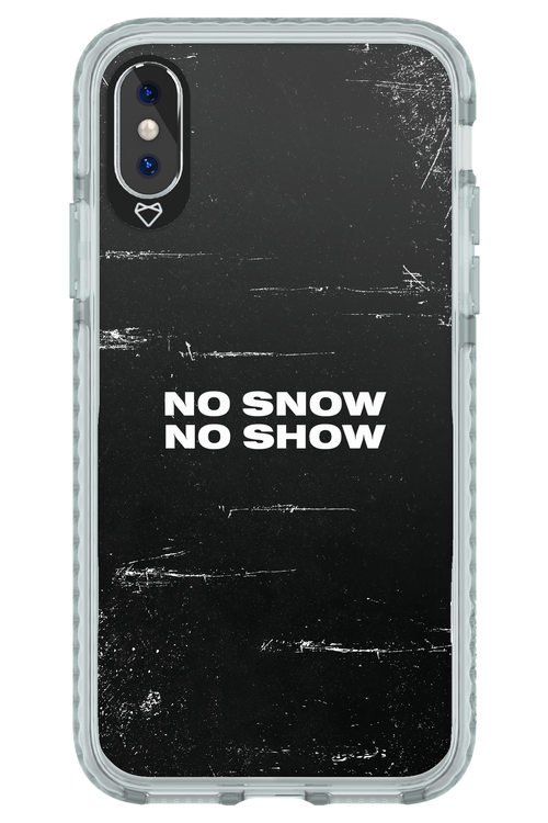 No snow, no show - Apple iPhone X