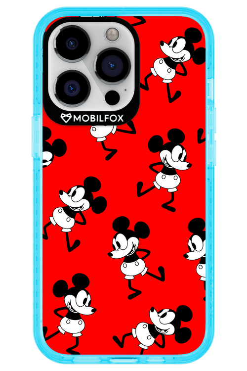 Iconic Mouse (red pattern) - Apple iPhone 13 Pro