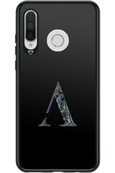 ⁠ ⁠Azteca A Chrome Logo - Huawei P30 Lite