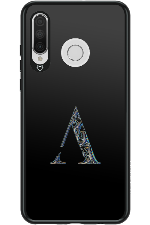 ⁠ ⁠Azteca A Chrome Logo - Huawei P30 Lite