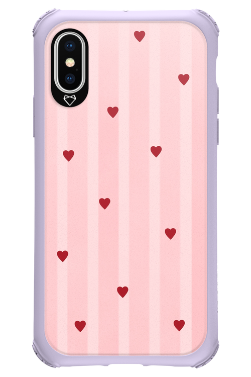 Red Little Hearts 2.0 - Apple iPhone X