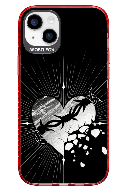 Fehér Szív - Apple iPhone 14 Plus