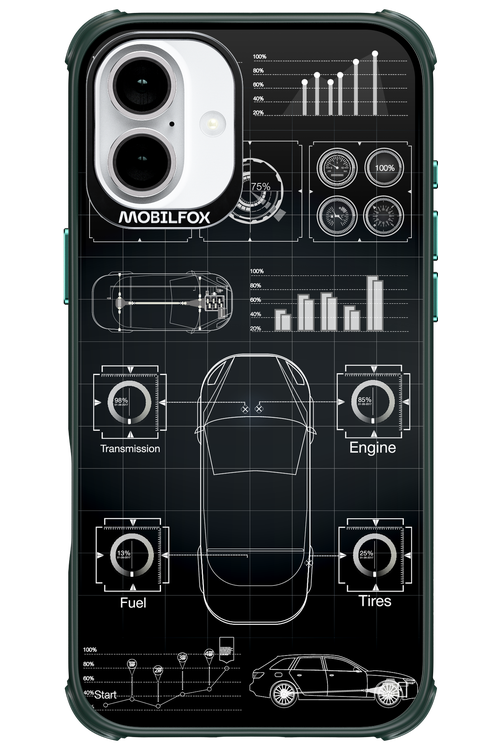 Cyber Grid 2.0 - Apple iPhone 16 Plus