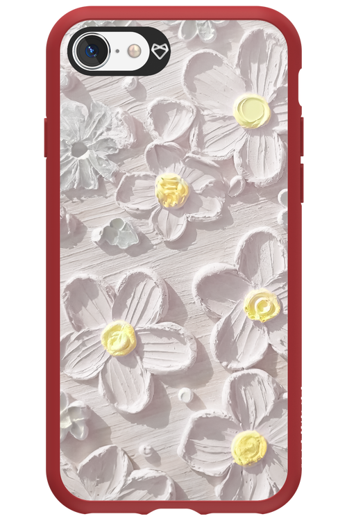 White Flowers 2.0 - Apple iPhone SE 2020