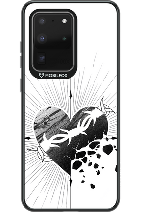 Fekete Szív - Samsung Galaxy S20 Ultra 5G